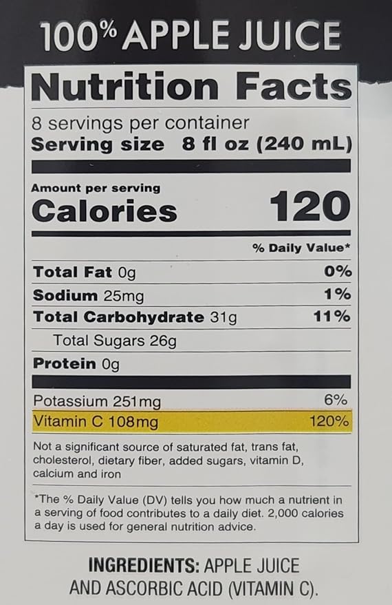 Premium 100% Pure Apple Juice Musselmans (64oz Fresh Pressed)