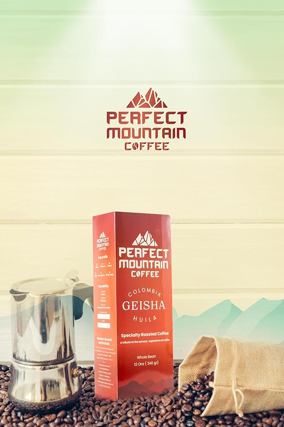 Geisha Coffee Beans Whole Bean Specialty Roasted Coffee Origin 100% Café de Colombia Fresh Roasted Excellent Quality