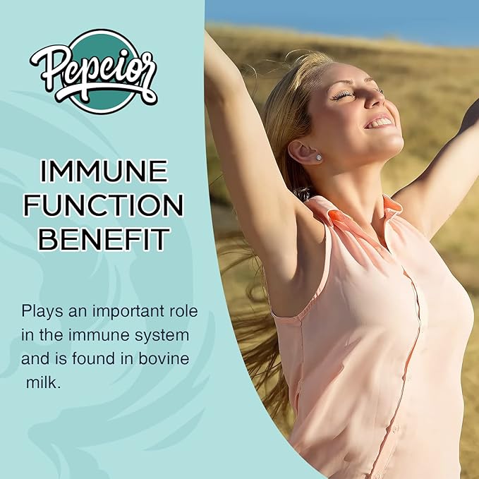 Liposomal Bovine Lactoferrin 1000 mg - Higher Absorption - for Iron Absorption &amp Immune Function Lactoferrin Supplements for Adults 60 Softgels