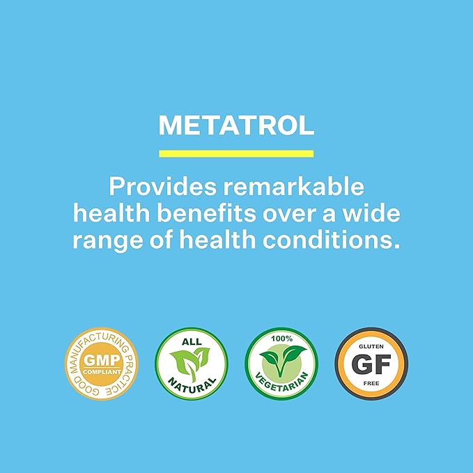 American BioSciences Metatrol Fermented Wheat Germ Extract - Immune &amp Mitochondria Support for Renewed Vitality &amp Enhanced Energy - Gluten Free - 60 Vegetarian Capsules 41mg
