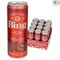 BING Energizing Juice Beverage – Original Cherry (12oz/12pk) – Made with REAL Juice! Low Calorie 5 B-Vitamins &amp Ginseng Energizes with 120mg Caffeine + Taurine Vegan Gluten + Dairy Free. DELIC