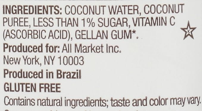 Vita Coco Coconut Water 33.8 Fl Oz | Pressed | Pack of 5
