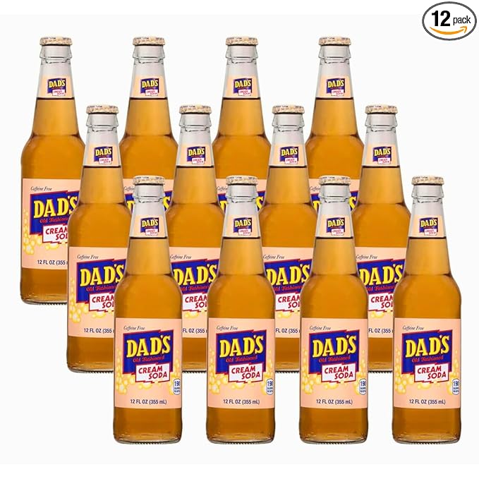 (Retro) Dad's Cream Soda with Real Cane Sugar 12 Pack