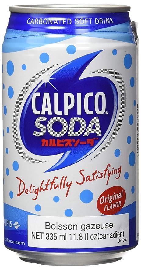 Calpico Original Soft Drink in Can (6 Pack)