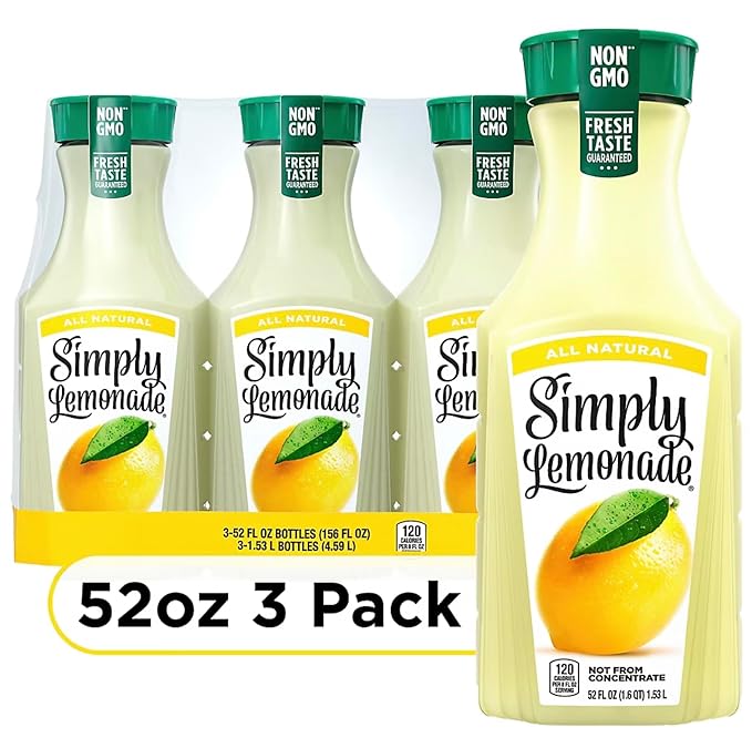 Generic Simply Lemonade Bottles 3 pk./52 fl. oz.