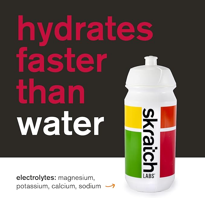 Skratch Labs Hydration Sports Drink Mix – Real‑Fruit Electrolyte Powder for Fast Hydration &amp Endurance | Fruit Punch | 20 Servings | Vegan Non‑GMO Clean Ingredients