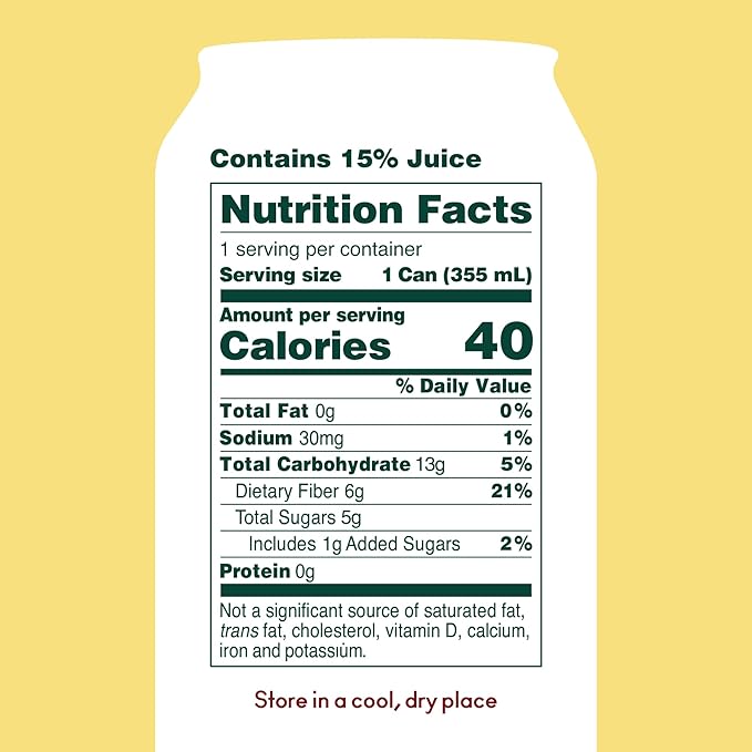 OLIPOP Prebiotic Soda Pop Crisp Apple Pantry Pack Packed with Prebiotics Fiber and Botanicals Gluten Free GMO Free 12oz (12-Cans)