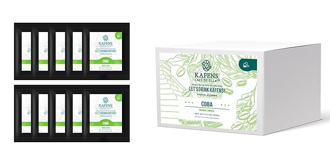 COBA: Cafe De Olla Tea Bag 100% Organic ingredients Colombian Medium Roast Ground Coffee Piloncillo (unprocessed cane sugar) and Ceylon cinnamon. Just add hot water. 10ct (Pack of 1) 6.4oz