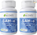 EZ Melts Dissolvable SAM-e Supplement 200 mg Sugar-Free 1-Month Supply - 2 Pack