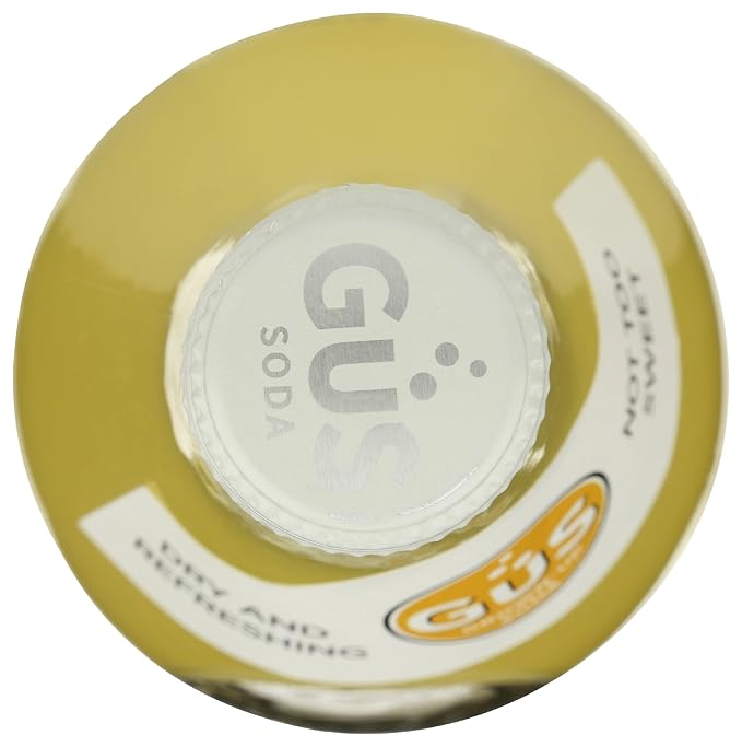 GuS - Grown-up Soda Dry Meyer Lemon 12 Fluid Ounce (Pack of 12)