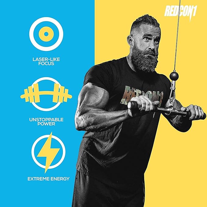 REDCON1 Total War Ready to Drink Pre Workout - Endurance Boosting Keto Friendly RTD Formula - Amino Acid + Citrulline Malate Pre Workout Drink for Men &amp Women (Rainbow Candy 12 Servings)