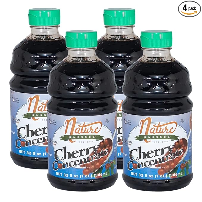 Nature Blessed 100% Pure Tart Cherry Concentrate 4 Quarts