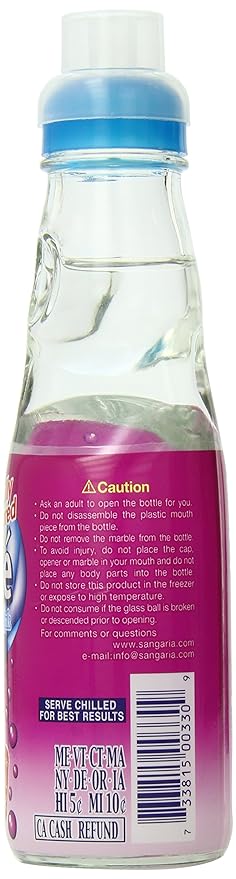 Sangaria Ramune Grape 6.76 Fl Oz (Pack of 6)