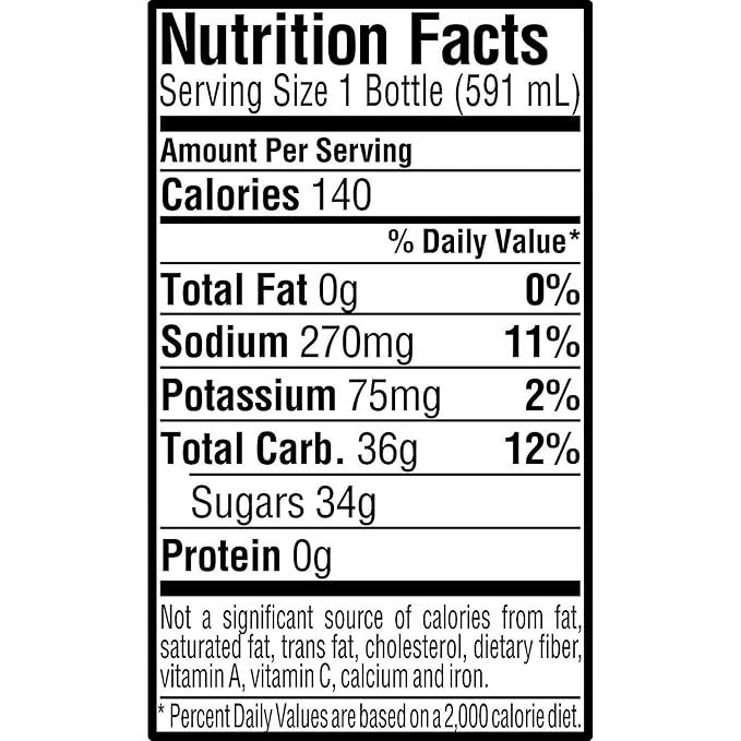 Gatorade Fierce Green Apple 20 Ounce Bottles (Pack of 12)