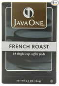 Java One French Roast Coffee 14-Count Pods (Pack of 6)