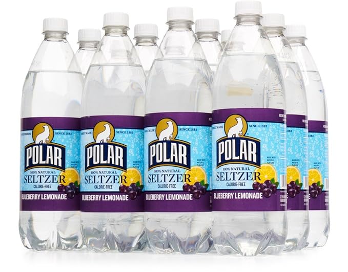 Polar Beverages Lemonade - Bluberry - Case Of 12 - 33.8 Fl Oz