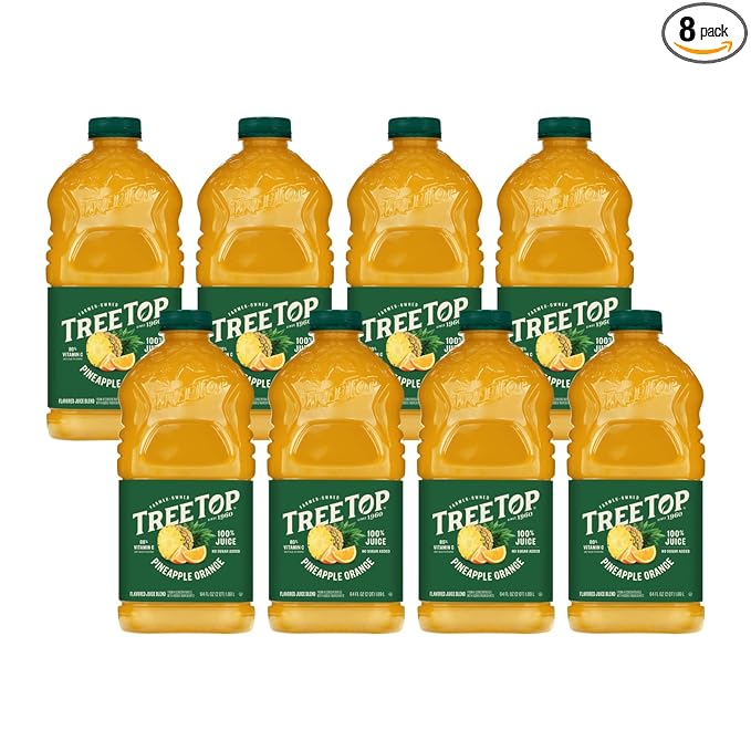 Tree Top Pineapple Orange Juice 64 Fl Oz (Pack of 8)