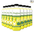 Frutiva Authentic Lemonade Drink Mix | Made in Mexico with Cane Sugar | Aguas Frescas Concentrate Makes 2.6 Gallons Per Bottle | No High Fructose Corn Syrup | Perfect for Drinks Desserts &amp More |