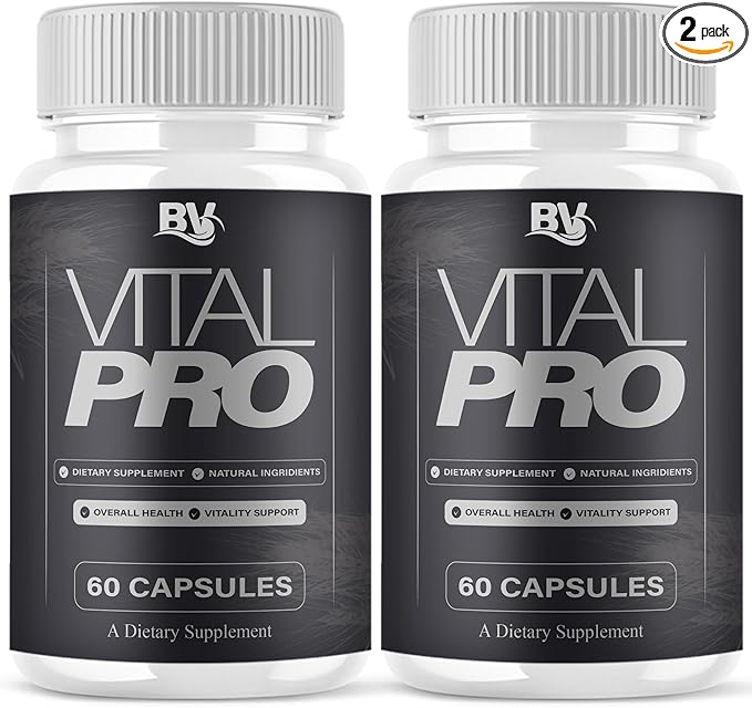 BLUE VIBE Vital Pro Capsules Premium Wellness &amp Advanced Health Management Supplement Pills Maximum Strength Daily Health &amp Overall Wellness Support 2 Pack - 120 Capsules
