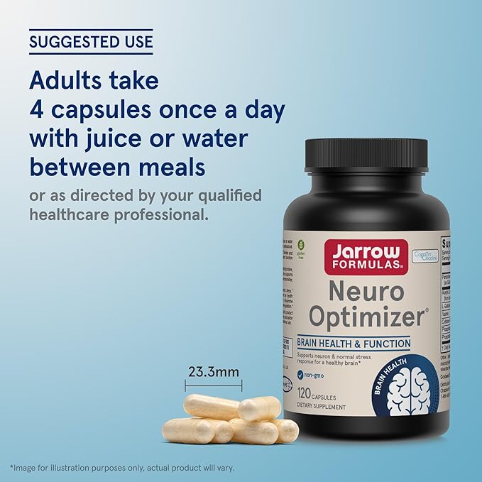 Jarrow Formulas Neuro Optimizer 120 Capsules 30 Day Supply