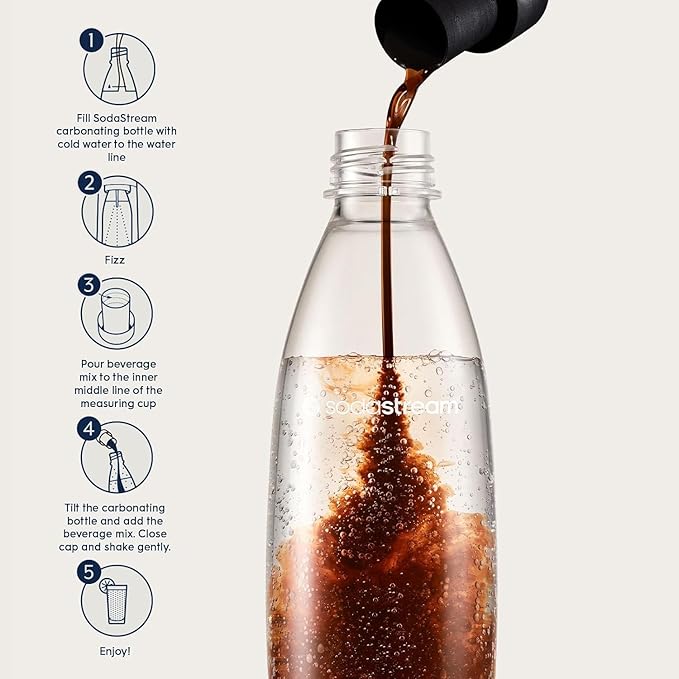 SodaStream Pepsi Mug Root Pepsi Wild Cherry &amp MTN Dew Variety Pack 440ml Pack of 4