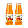 IOS Love Organic Juice - USDA Organic Certified - Cold Pressed No Added Sugar No Water No Artificial Colors No Preservatives No Flavors Added No Gluten - 33.8 Fl Oz (Tropical Pack of 2)