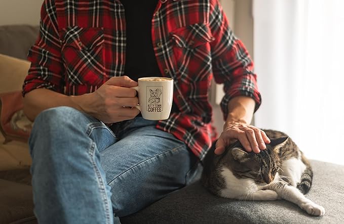 Kitty Town Coffee: The Albert Blend Light Roast Coffee From Brazil &amp Costa Rica 2lb (32oz) Whole Bean