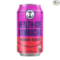 Health-Ade Pomegranate Blueberry Kombucha Organic Drink 12-Pack (11.5 Fl Oz Cans) - Fermented Tea with Probiotics Detoxifying Acids Supports Gut Health - Non-GMO Vegan Gluten-Free