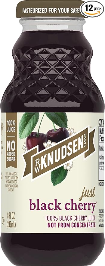 R.W. Knudsen Just Black Cherry Juice 8 fl oz (12 Pack)