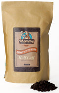 Mommy Needs A Fix Half Caff Whole Bean Coffee | 100% All Natural Arabica Beans | Medium Roast | Chemical Free Swiss Water Process | Pregnancy &amp Breastfeeding Friendly | Roasted in the USA | 1 lb