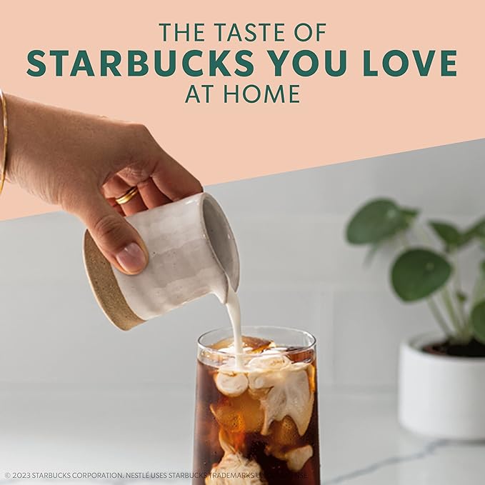 Starbucks Cold Brew Coffee Concentrate Signature Black and Naturally Flavored Madagascar Vanilla Multi-Serve 2 Bottles (32 Fl Oz Each) (Pack of 2)