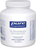 Pure Encapsulations DL-Phenylalanine | Amino Acid Supplement for Memory and Focus Joints Muscles and Cognitive Support* | 180 Capsules