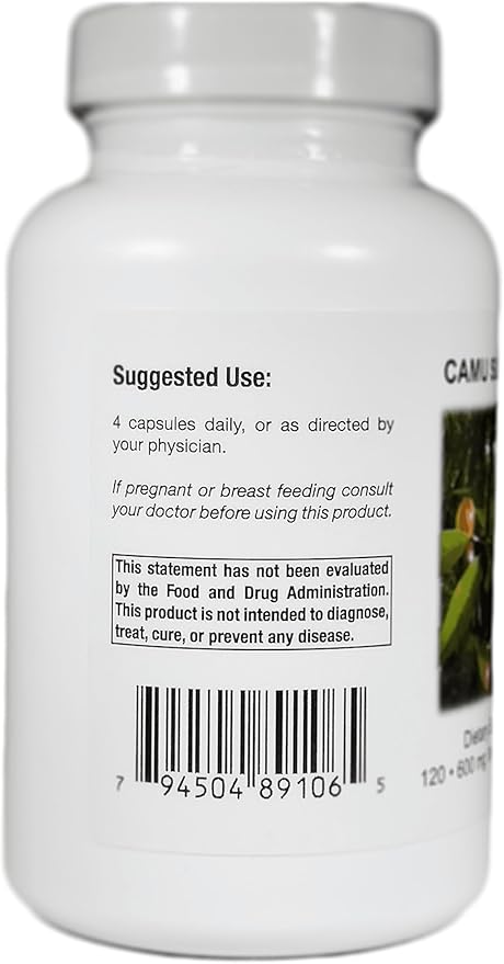 Supreme Nutrition Camu Supreme 120 Pure Camu Camu Fruit Vegetarian Capsules