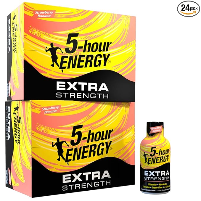 5-hour ENERGY® shot Extra Strength Strawberry Banana 1.93 oz. 24 Pack