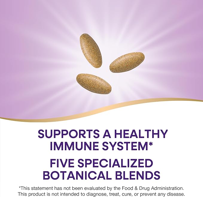 Nature's Way Systemwell Ultimate Immune* with Vitamins C A D Zinc &amp Selenium Multi-System Botanical Blends Including Immune Respiratory Digestive &amp Circulatory 180 Tablets (Packaging M