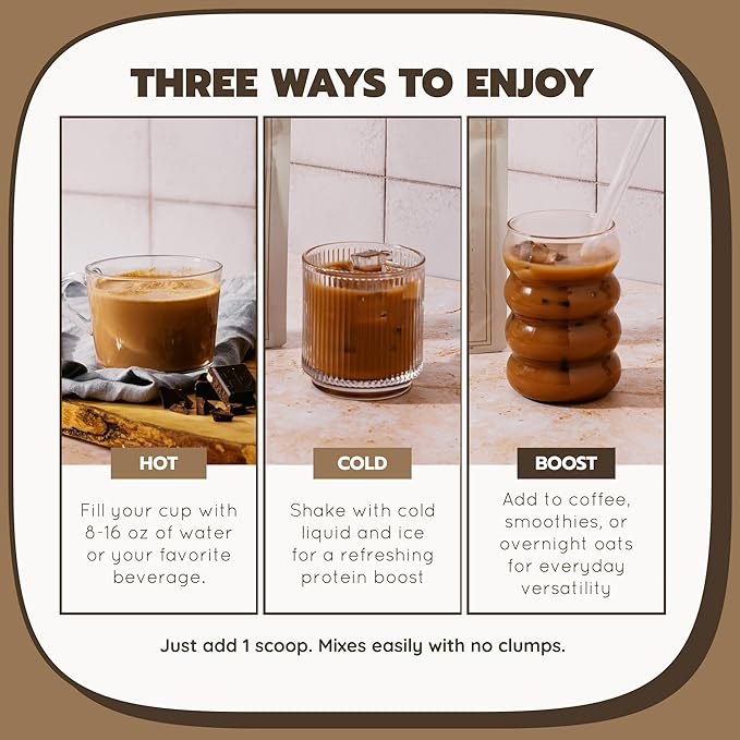 Bone Broth Protein Powder Grass Fed Collagen with 14g Complete Protein per Serving Gluten Free Keto &amp Dairy Free Organic &amp Clean Ingredients No Added Sugar Chocolate 12 Servings