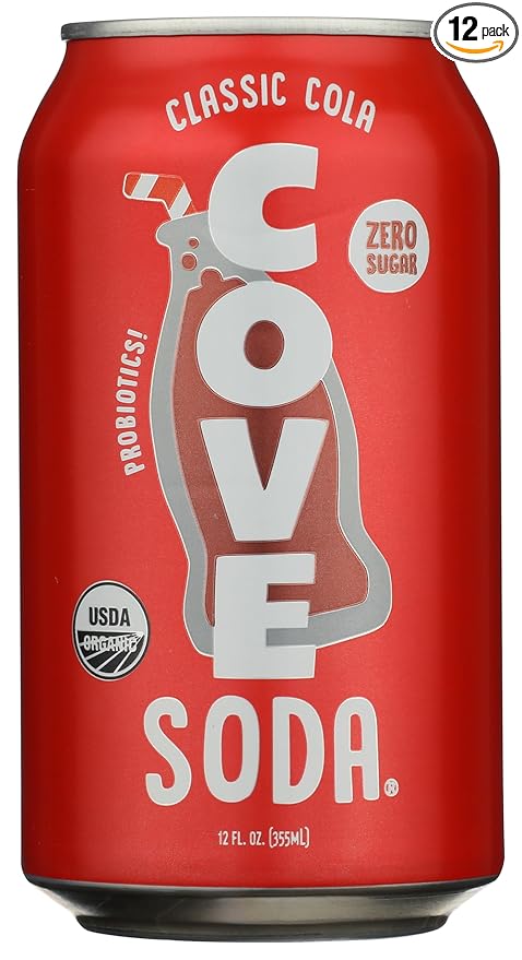 Cove Soda Classic Cola Flavor - Probiotic Soda