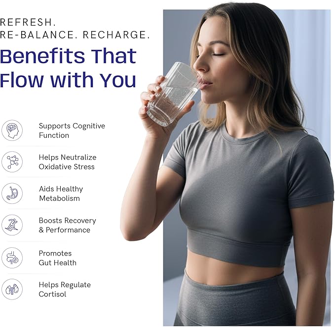 H2 Molecular Hydrogen Water Tablets with Magnesium | 12PPM Hydrogen Tablets for Drinking Water | Unflavored Dietary Supplement | Gluten Sugar &amp Soy Free | Made in The USA | 30 Tabs | Only Human