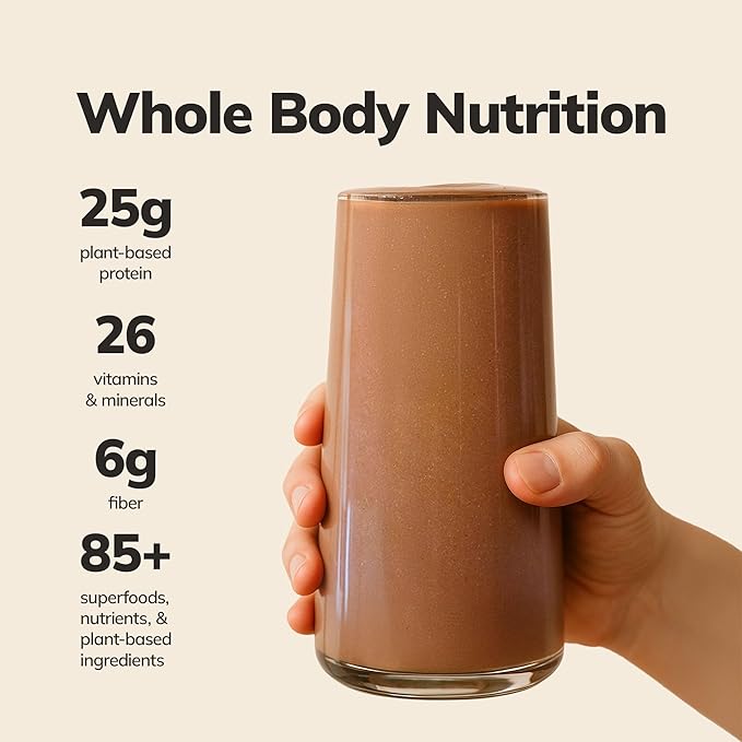 Ka’Chava All-In-One Nutrition Shake Blend 5 Flavor Sample Pack 5 Servings 85+ Superfoods &amp Nutrients Meal Replacement Greens Plant-Based Superfood Powder Protein Drink Digestive Enzymes &amp