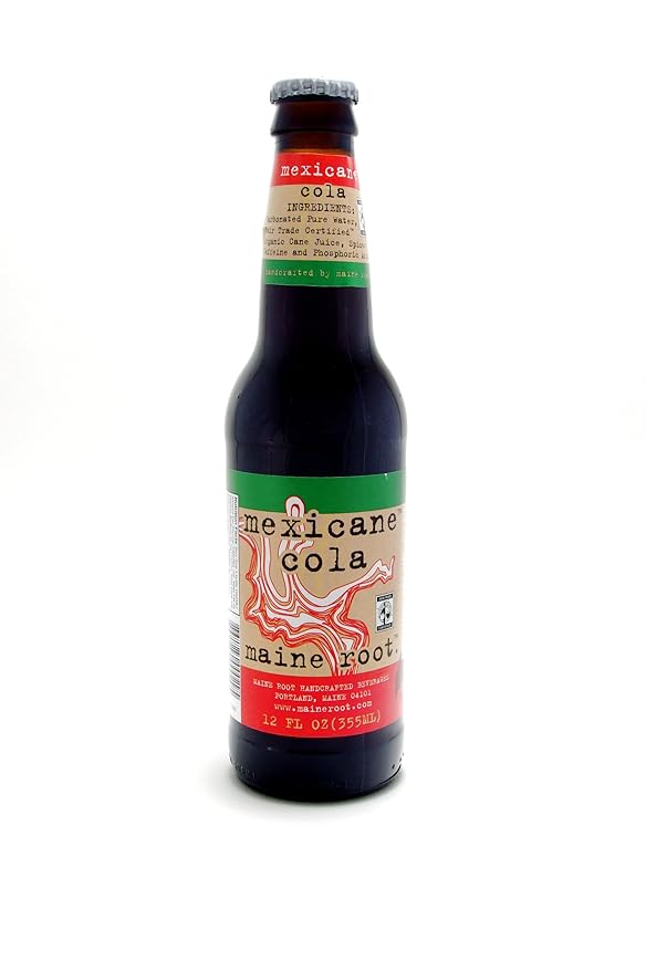 Maine Root - Mexicane Cola (100% Fair Trade &amp Organic) Buy TWENTYFOUR Bottles and SAVE Each Bottle is 12 Ounces (Pack of 24)