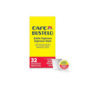 Café Bustelo Espresso Style Dark Roast Single Serve Coffee Pods 32 Count (Pack of 1)