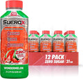 SueroX Sugar-Free Sports Drink for Hydration and Recovery Electrolyte Hydration Drink with 8 Ions Zero Calorie Sports Drinks Wondermelon (Watermelon) flavor 21.3 Fl Oz 12 Count
