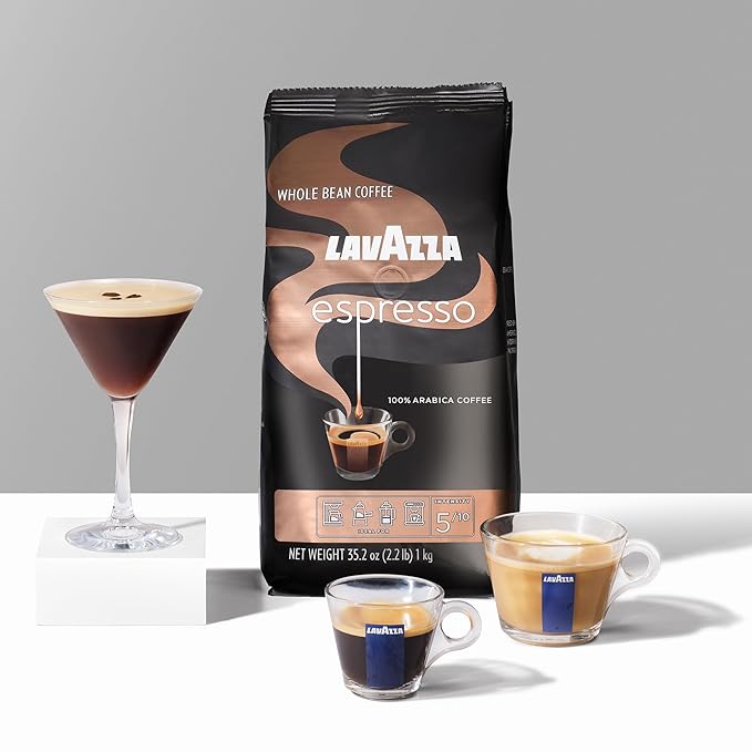 Lavazza Espresso Whole Bean Coffee Medium Roast 100% Arabica 2.2 lb Bag