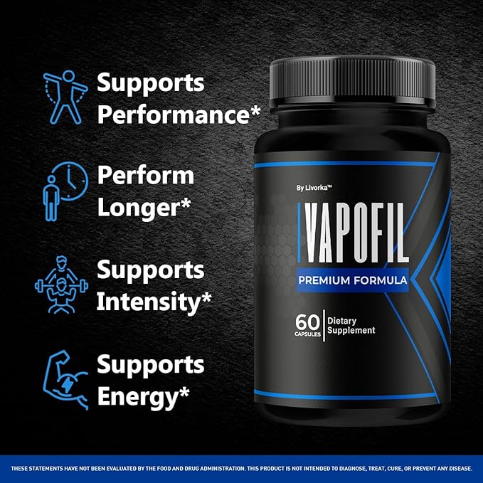 (2 Pack) Vapofil Capsules - Official Vapofil Pills Advanced Premium Supplement Support - Maximum Strength All Natural Vapofil Vitamin for Overall Health &amp Wellness Reviews 120 Capsules for 2 Mon