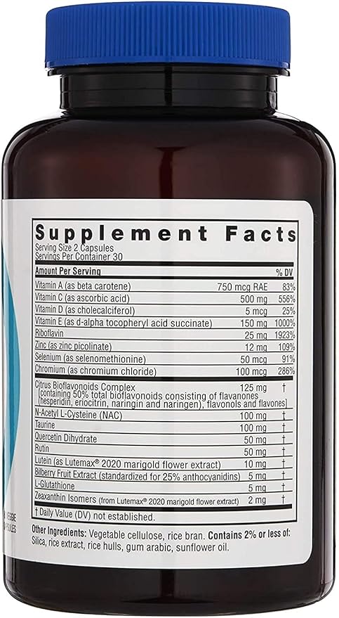 Twinlab Ocuguard Plus - Eye Supplement with Zinc Vitamin A C &amp D - 60 Veggie Capsules