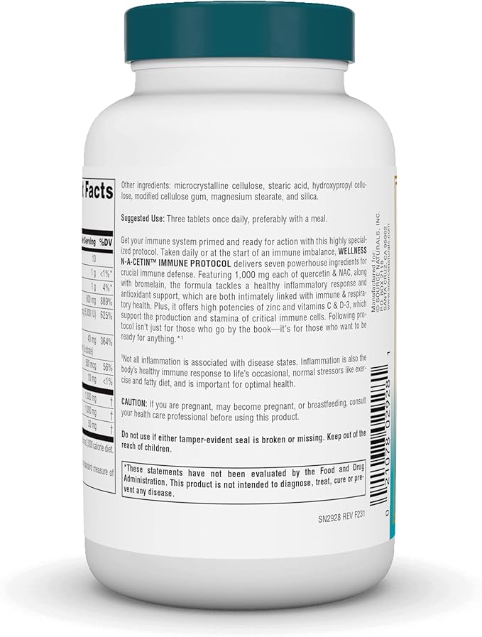 Source Naturals Wellness N-A-Cetin Immune Protocol Crucial Immune Defense* - 90 Tablets