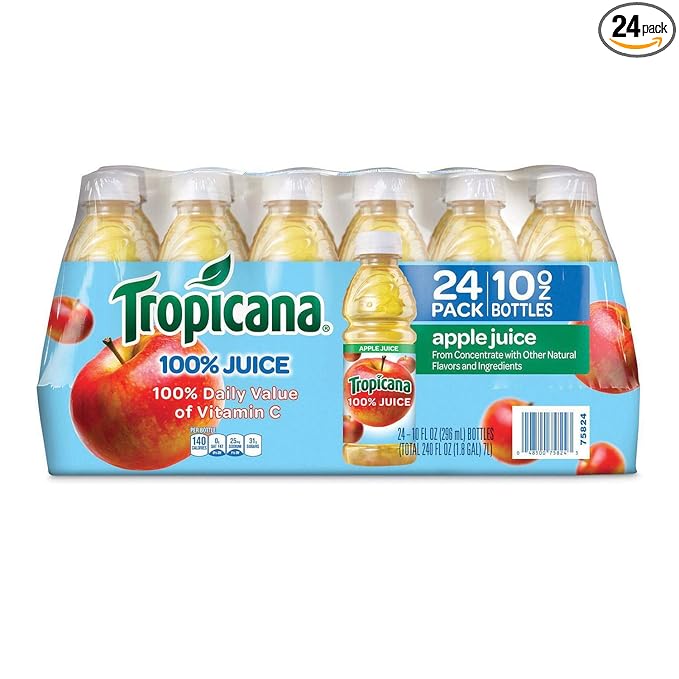 Tropicana 100% Apple Juice - 24/10 oz. bottles