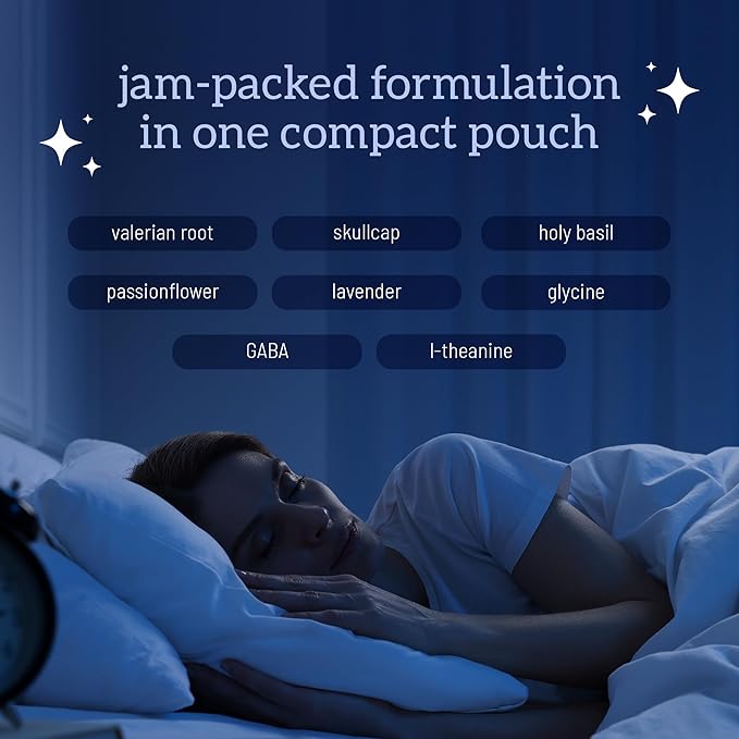 Organifi Sleep - Sleep Support with Valerian Root Lavender GABA and L-theanine - No Melatonin - Calming and Relaxing Nighttime Drink - No Gluten Dairy or Soy