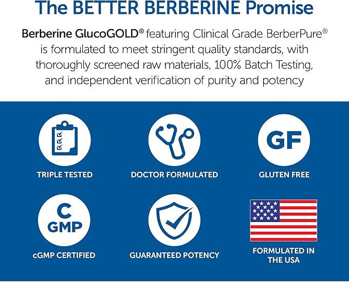 Dr. Whitaker’s Berberine GlucoGold Supplement with 1500 mg per Day of BerberPure Berberine Concentrated Cinnamon Crominex Chromium and Banaba Leaf Extract (90 Tablets) (Pack of 2)