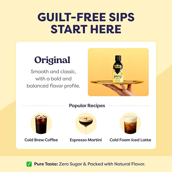 Coffee Concentrate - Cold Brew Coffee Perfect for Hot or Iced Instant Coffees Hot Drinks Cold Brew Concentrate 35 Servings – Original